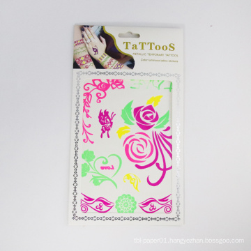 Temporary fashion custom body sticker,cheaper waterproof body art tattoo sticker